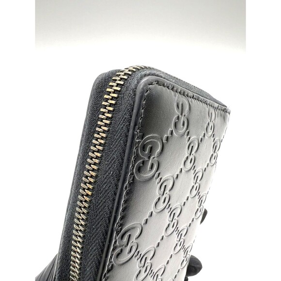 Gucci GG Twins Guccissima Zip Around Continental Wallet Excellent 307987-0959 - Picture 8 of 16